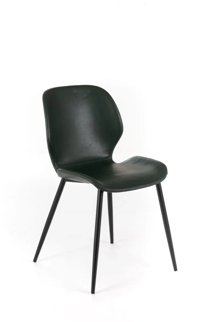 Set 4 Sedie 55x45xH83 cm in Soft-Touch Diana Verde Scuro - Image 2