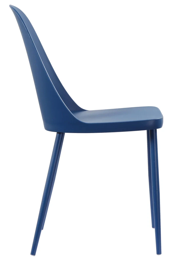 Set 4 Sedie 55x46x80 cm in Polipropilene Blu - Image 4