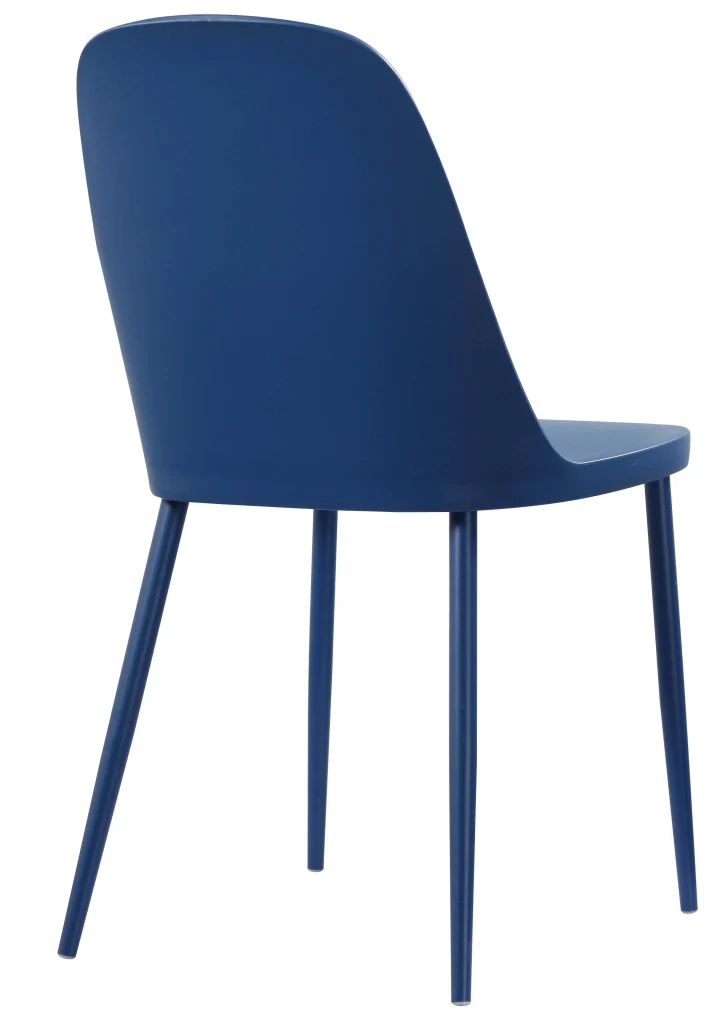Set 4 Sedie 55x46x80 cm in Polipropilene Blu - Image 5