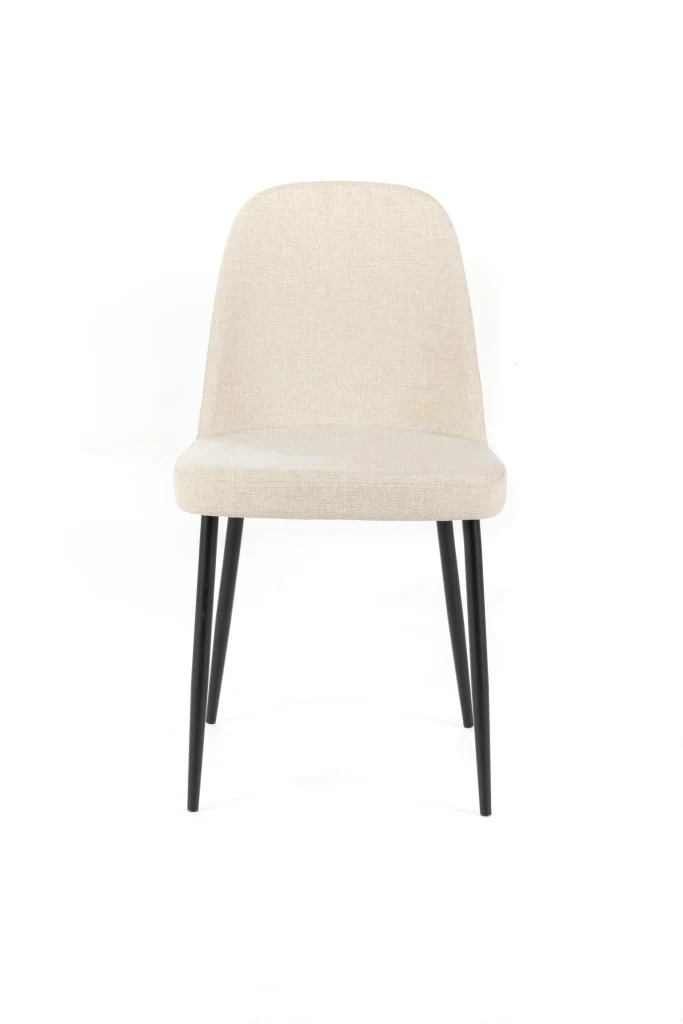 Set 4 Sedie 55x46xH85 cm in Tessuto Tamara Beige - Image 5