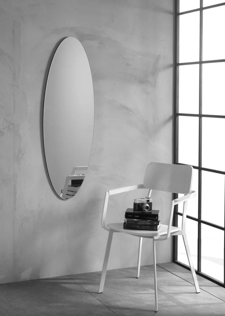 Set 4 Sedie 61x51,5xH82 cm in Legno e Metallo Woody capotavola Bianco - Image 2