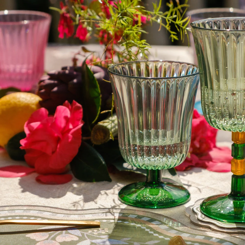 SET 6 BICCHIERI GINEVRA VERDE - Image 2