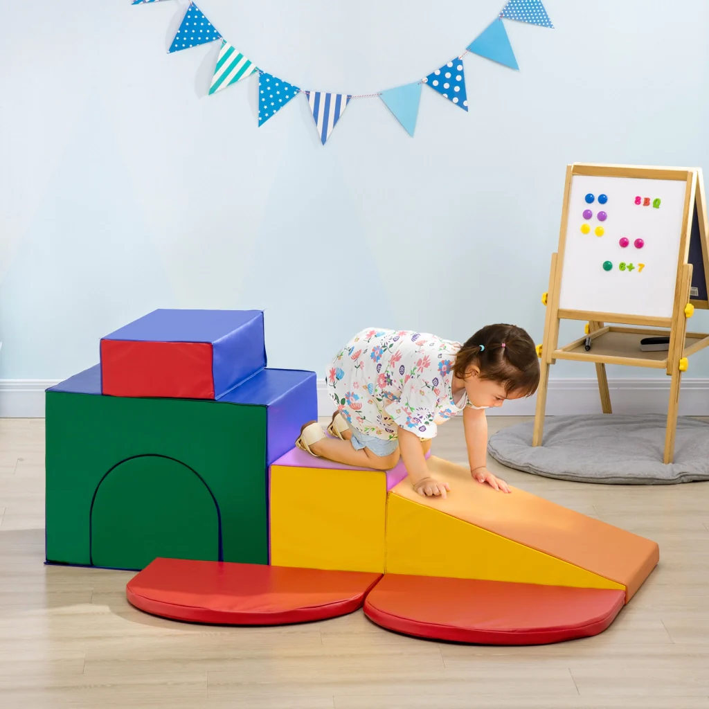 Set 7 Costruzioni Morbide per Bambini 1-3 Anni in PU e EPE Multicolore - Image 2