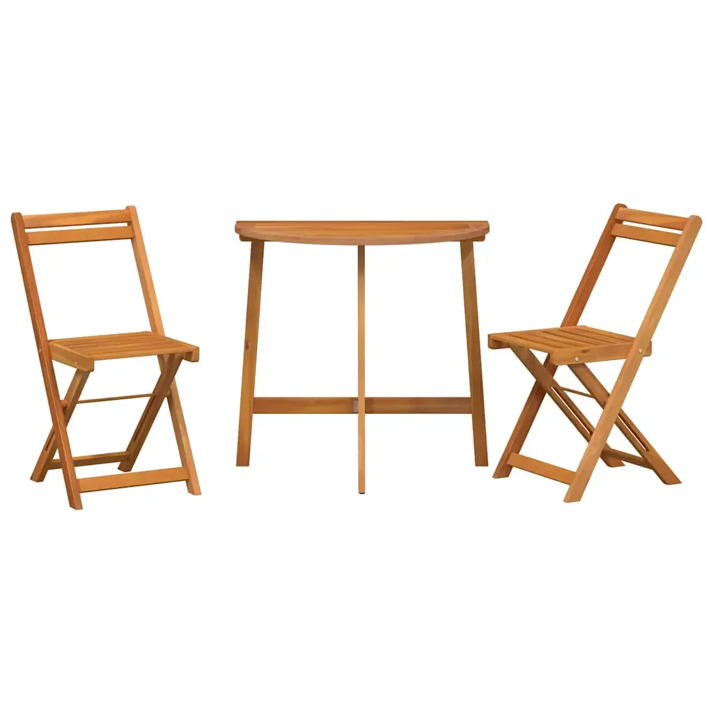 Set bistrot 3 pcs Olio Naturale Legno di Acacia Massello 4105506 - Image 7