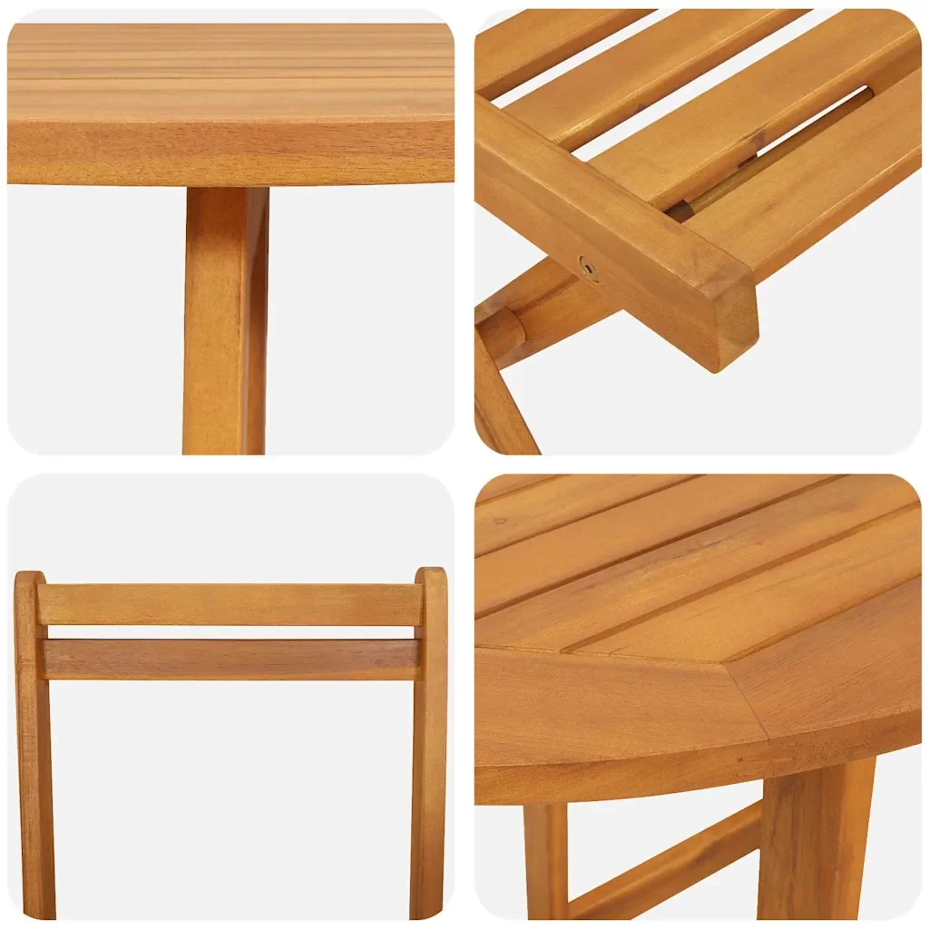 Set bistrot 3 pcs Olio Naturale Legno di Acacia Massello 4105506 - Image 9
