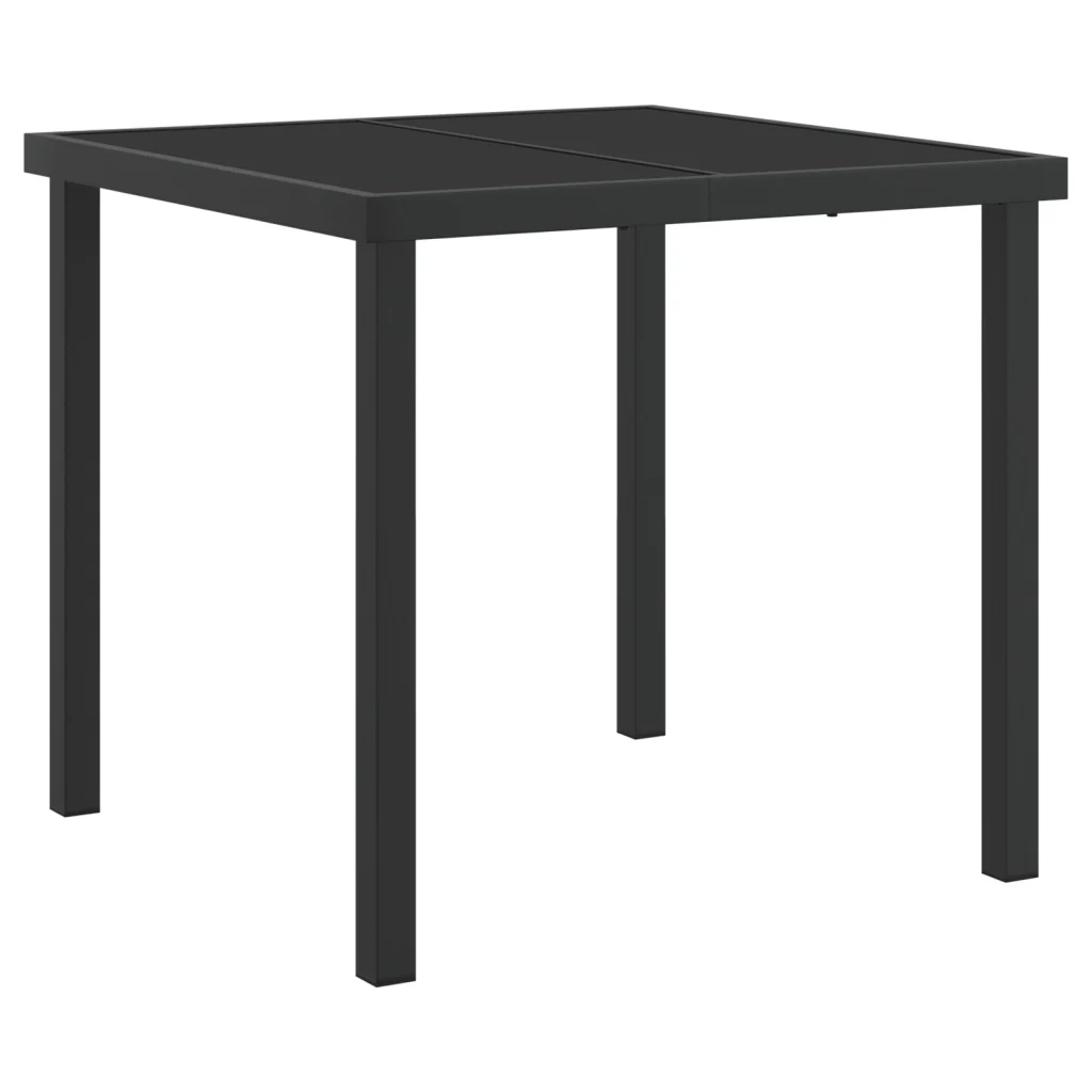 Set da Giardino 5 Pezzi Grigio Rattan Polivalente - Image 5
