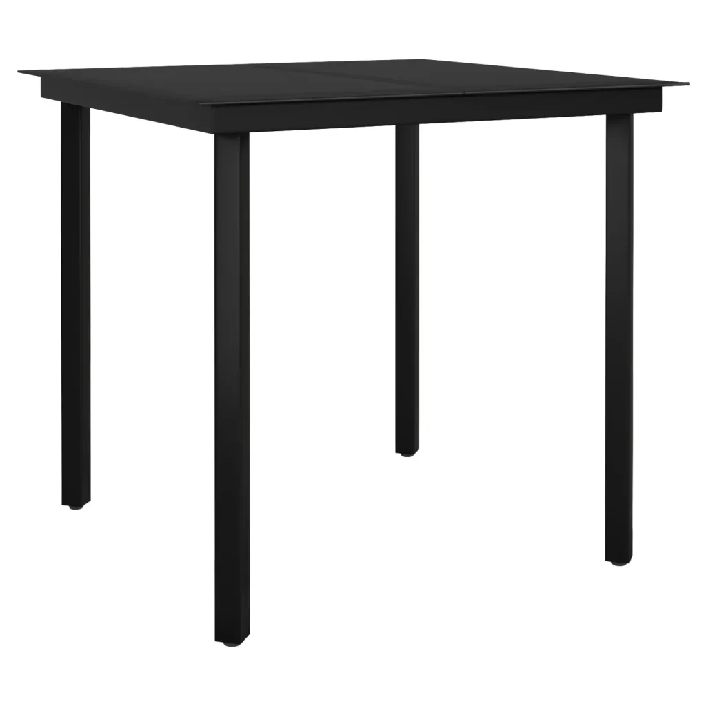 Set da Pranzo da Giardino 3 pz con Cuscini Polyrattan e Vetro 3099703 - Image 5