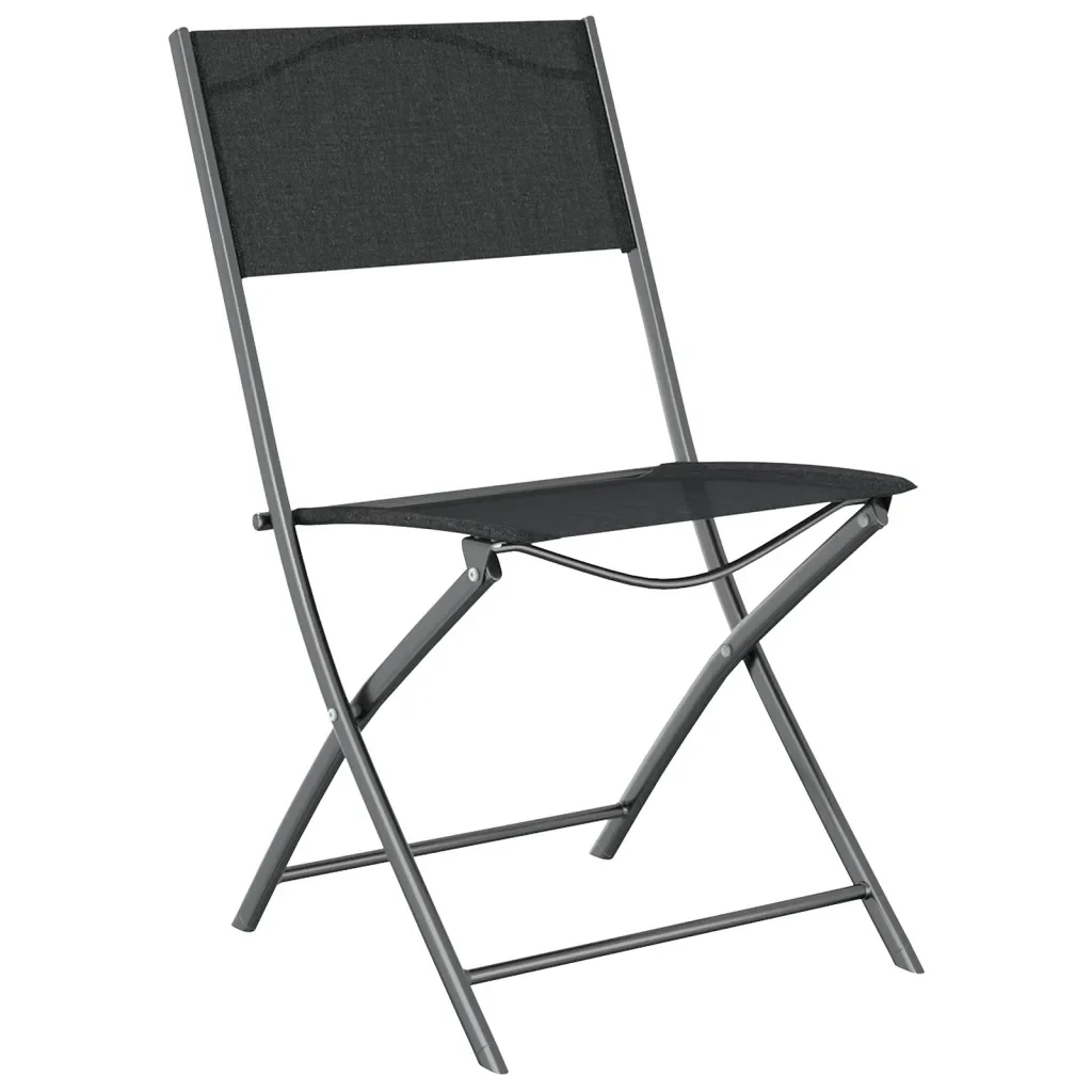 Set da Pranzo da Giardino 3 pz in Acciaio Nero 3203727 - Image 3
