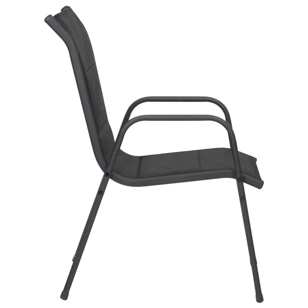 Set da Pranzo da Giardino 3 pz in Acciaio Nero 3203729 - Image 6