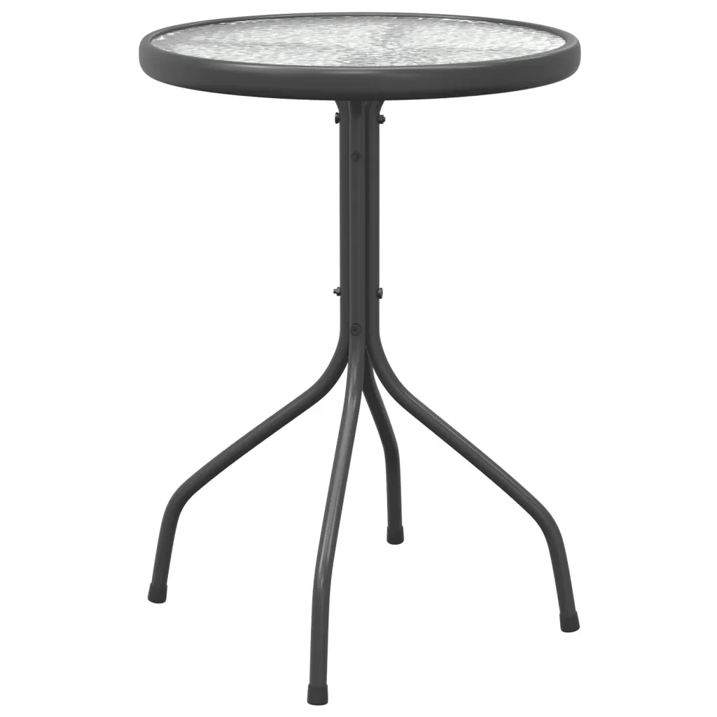 Set da Pranzo da Giardino 3 pz in Acciaio Nero 3203729 - Image 8