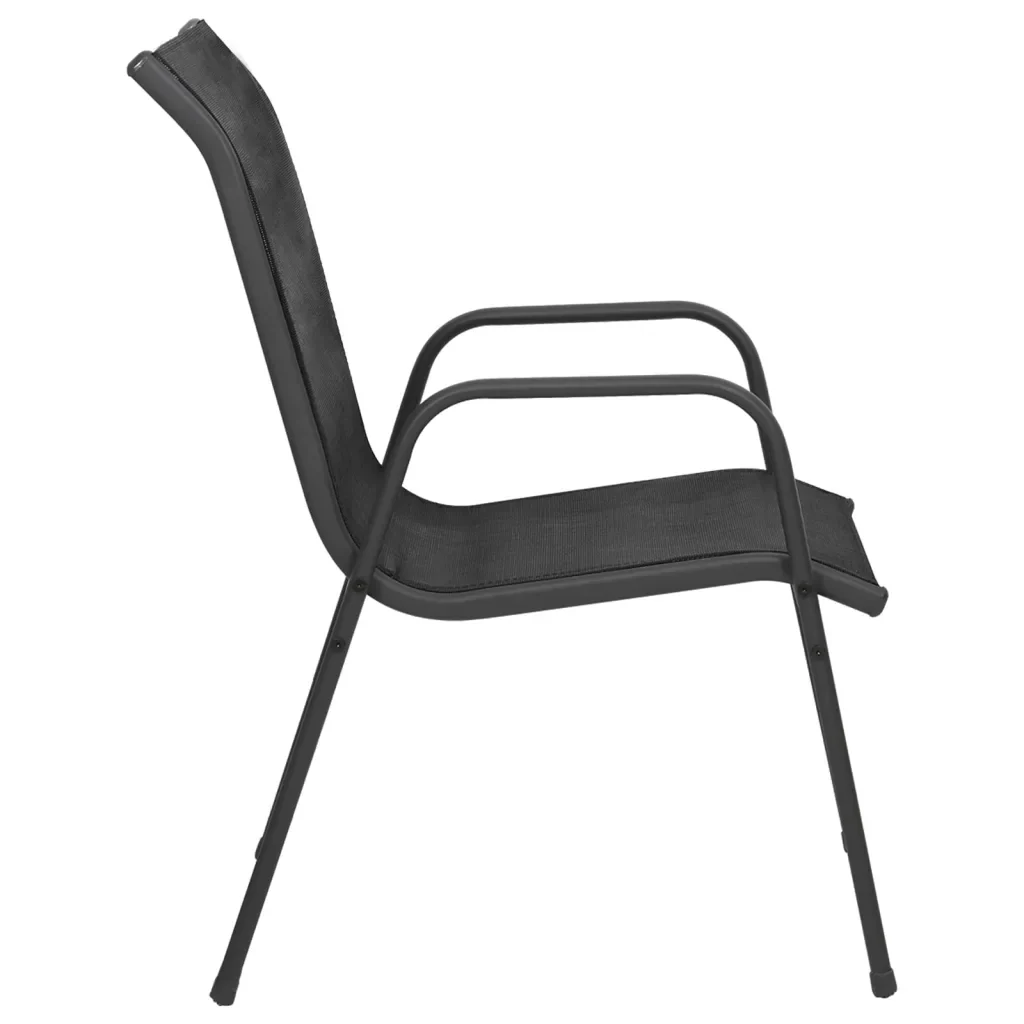 Set da Pranzo da Giardino 3 pz in Acciaio Nerooutdoor 3203728 - Image 6