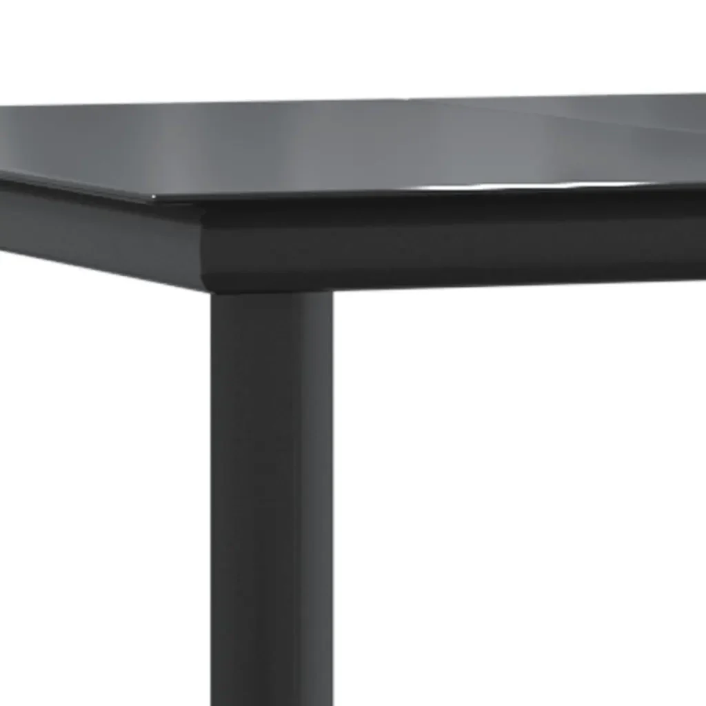 Set da Pranzo da Giardino 4 pz con Cuscini in Polyrattan Grigio - Image 6