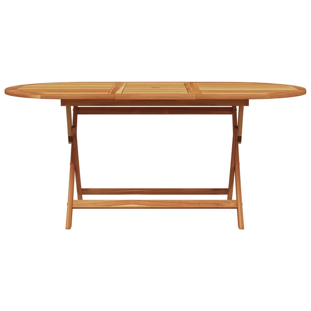 Set da Pranzo per Giardino 5 pcs Beige Legno di Acacia Massello 3375740 - Image 5