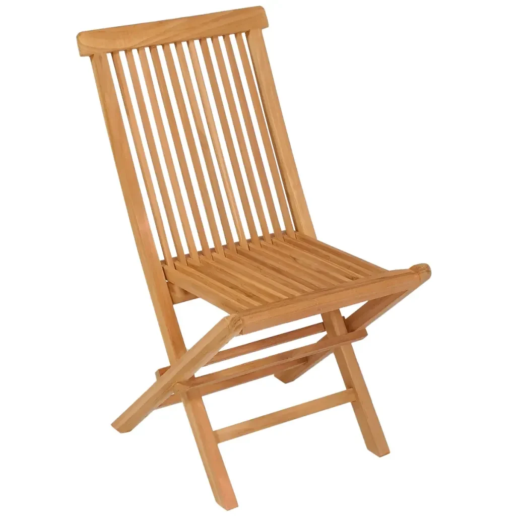 Set da Pranzo da Giardino 5 pz in Legno Massello di Teak 3059579 - Image 5