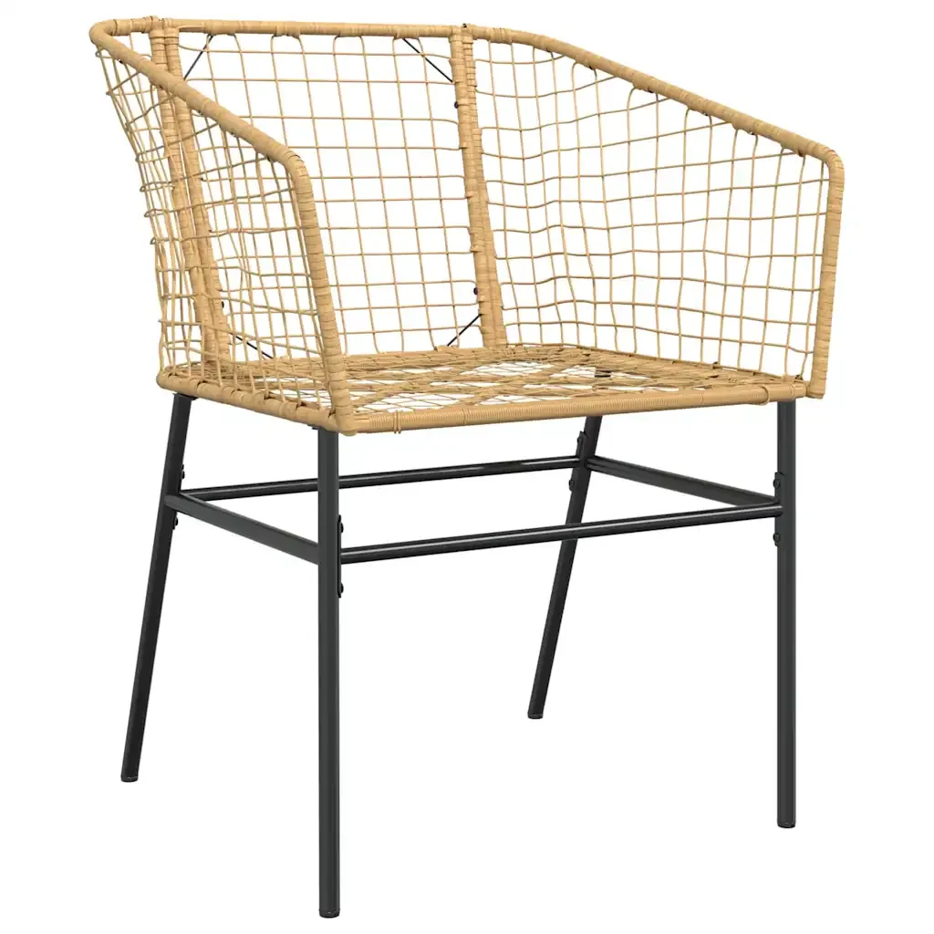 Set da Pranzo da Giardino 5pz Polyrattan Vetro 3334495 - Image 4