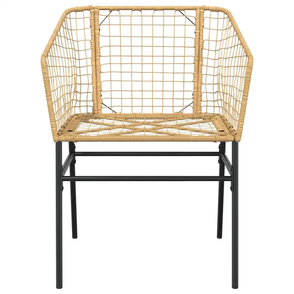 Set da Pranzo da Giardino 5pz Polyrattan Vetro 3334495 - Image 5