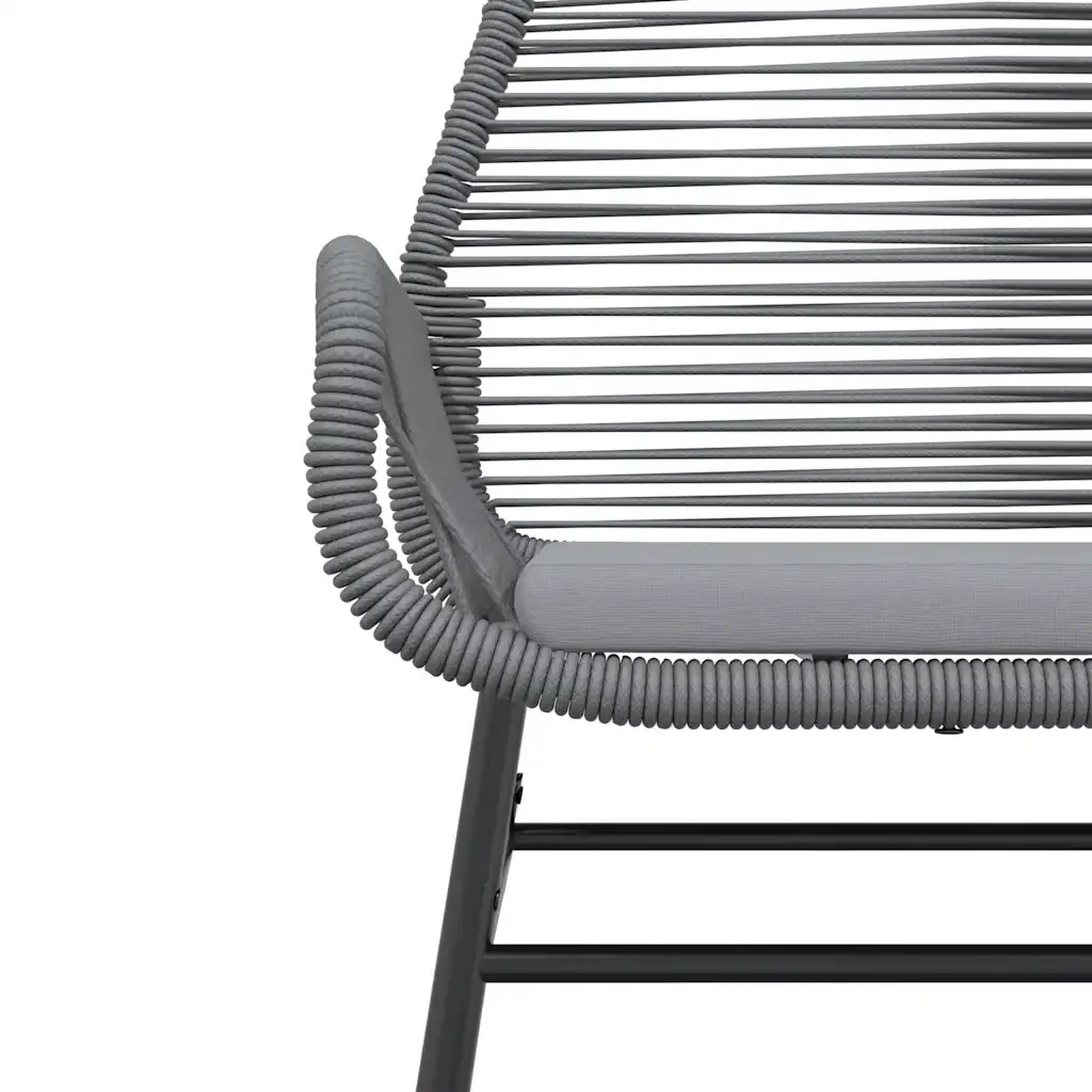 Set da Pranzo da Giardino 7 pz con Cuscini Polyrattan Vetro 3334482 - Image 6
