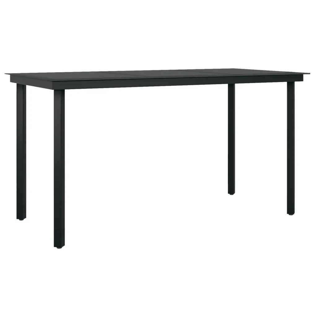 Set da Pranzo da Giardino 7 pz e Cuscini in Polyrattan e Vetro 3099706 - Image 5