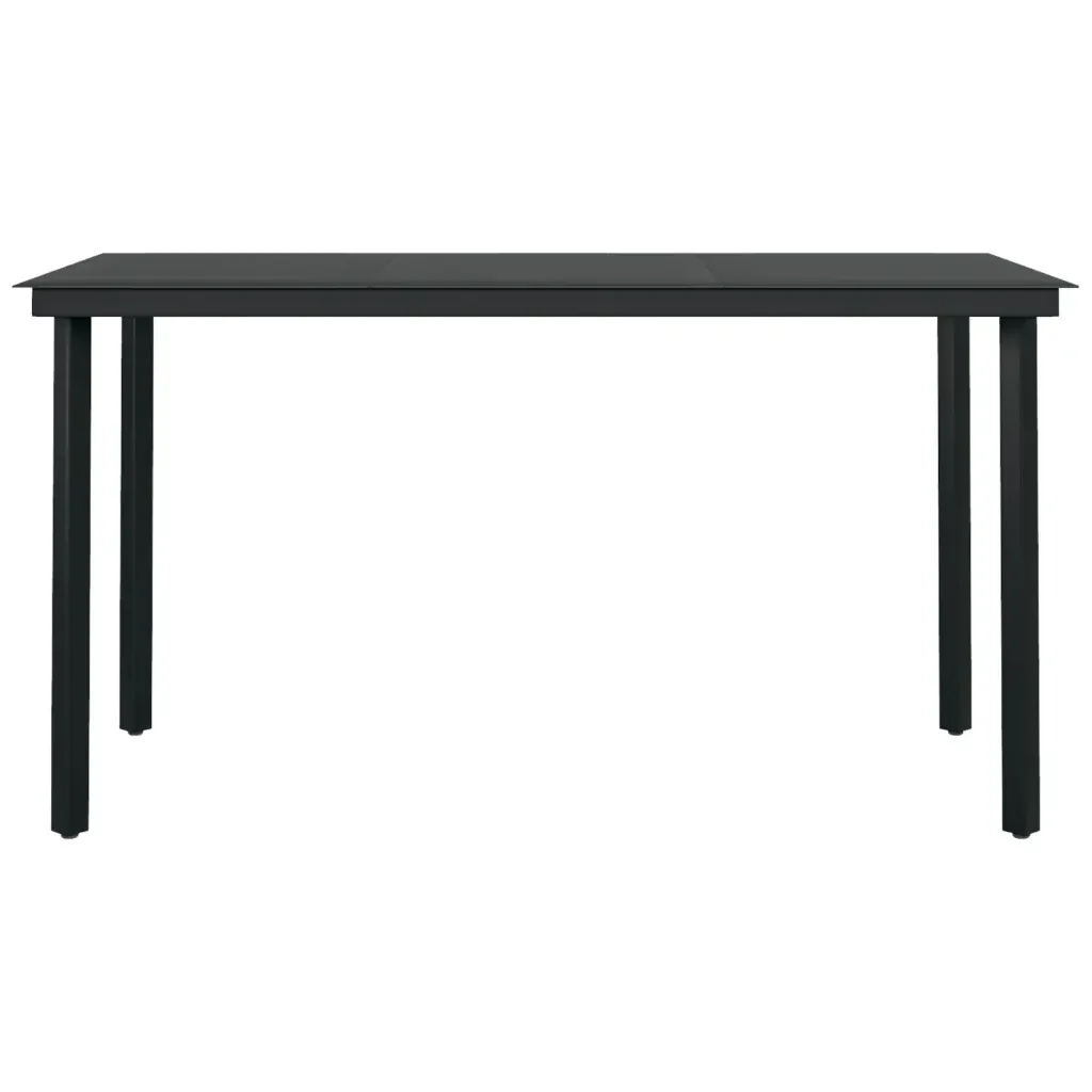 Set da Pranzo da Giardino 7 pz e Cuscini in Polyrattan e Vetro 3099706 - Image 6