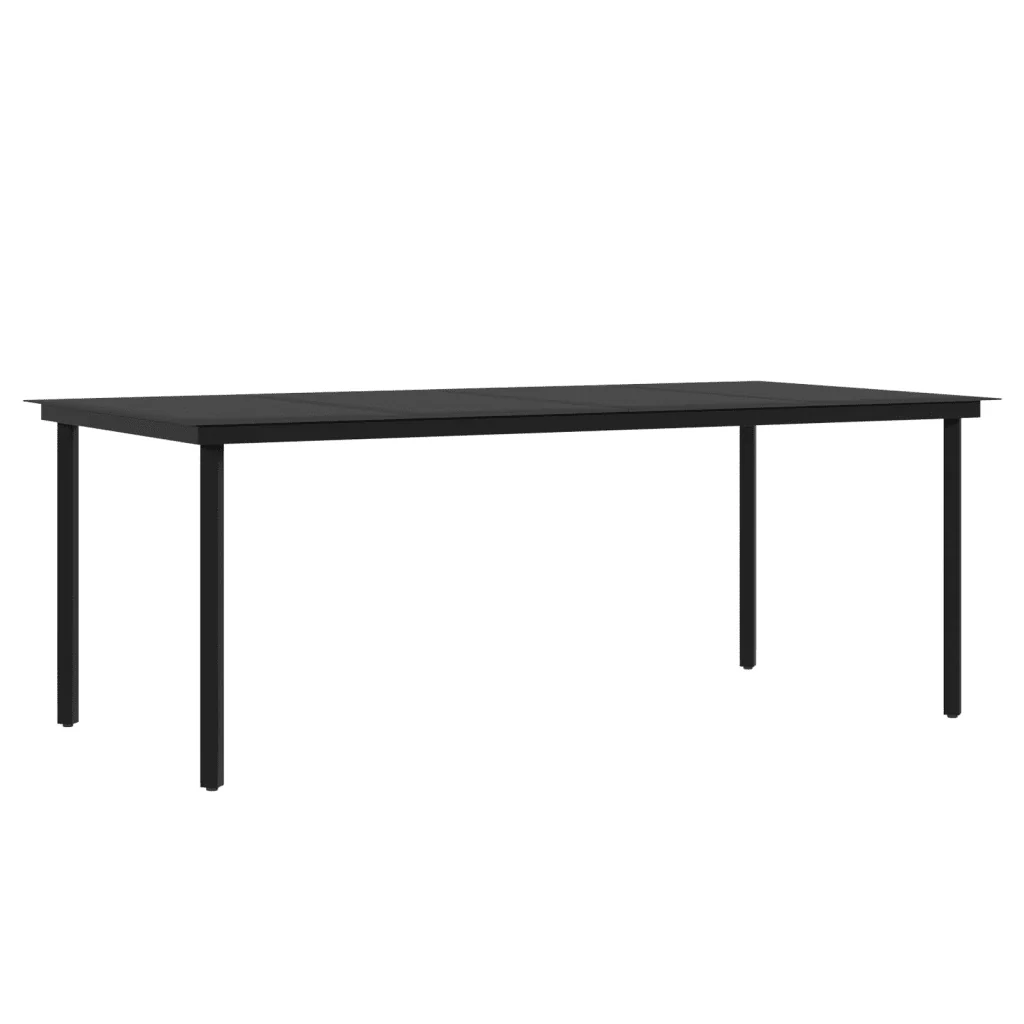 Set da Pranzo da Giardino 7 pz e Cuscini in Polyrattan e Vetro 3099707 - Image 5