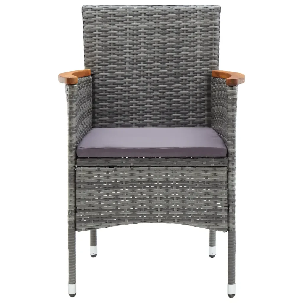 Set da Pranzo da Giardino 7 pz Grigio 3068797 - Image 9