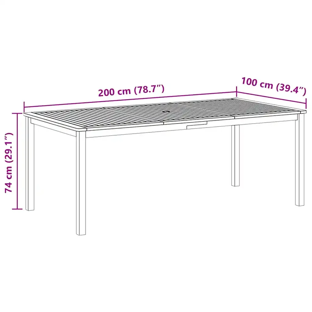Set da Pranzo da Giardino 7 pz Grigio cod mxl 40426 - Image 9