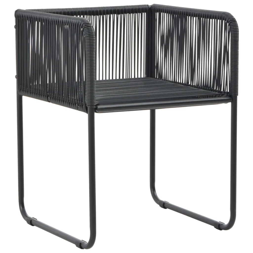 Set da Pranzo da Giardino 7 pz Nero 3156501 - Image 6