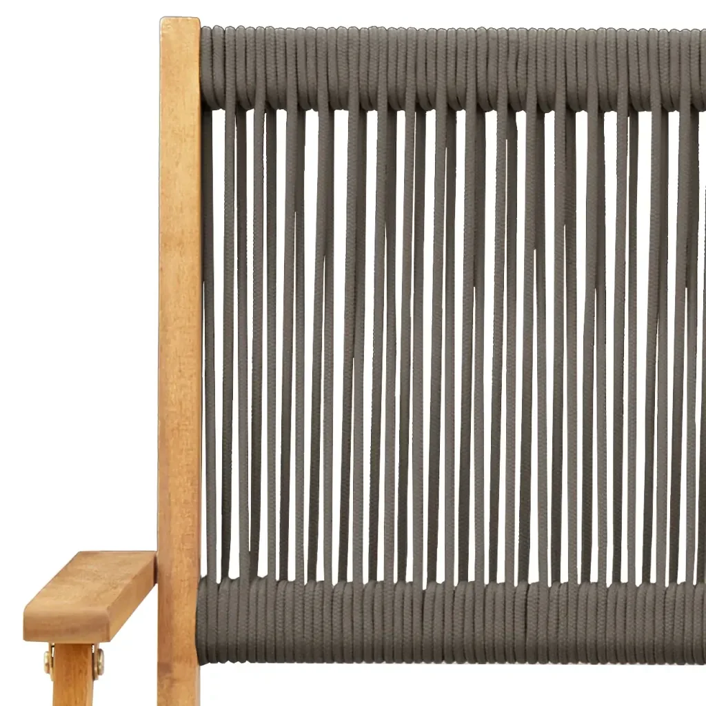 Set da Pranzo da Giardino 7 pz Polipropilene e Legno Massello 3281710 - Image 10