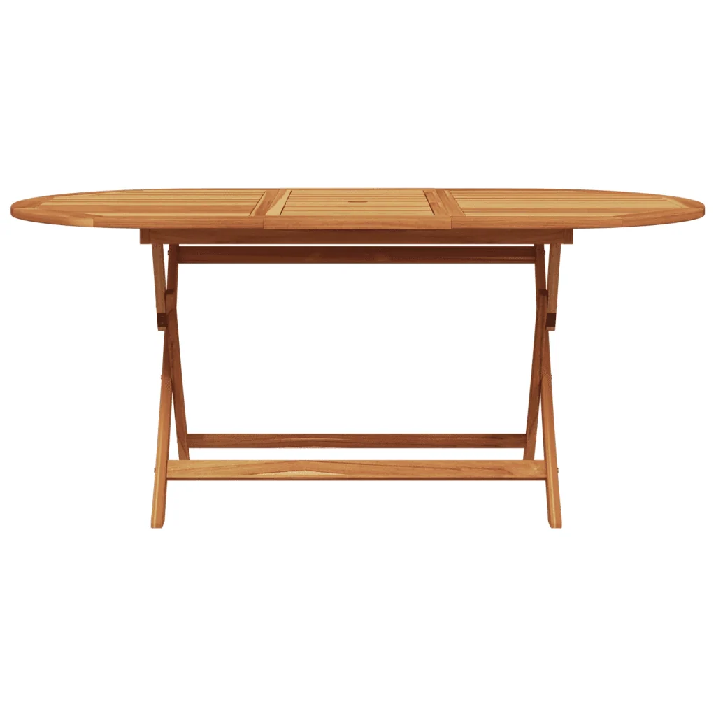 Set da Pranzo da Giardino 7 pz Polipropilene e Legno Massello 3281710 - Image 6