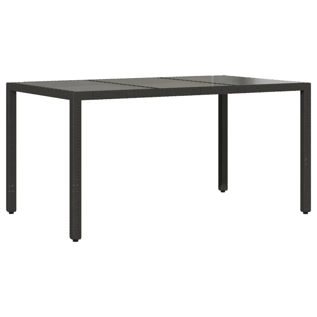 Set da Pranzo da Giardino con Cuscini 5 pz Polyrattan e Vetro 3278545 - Image 4