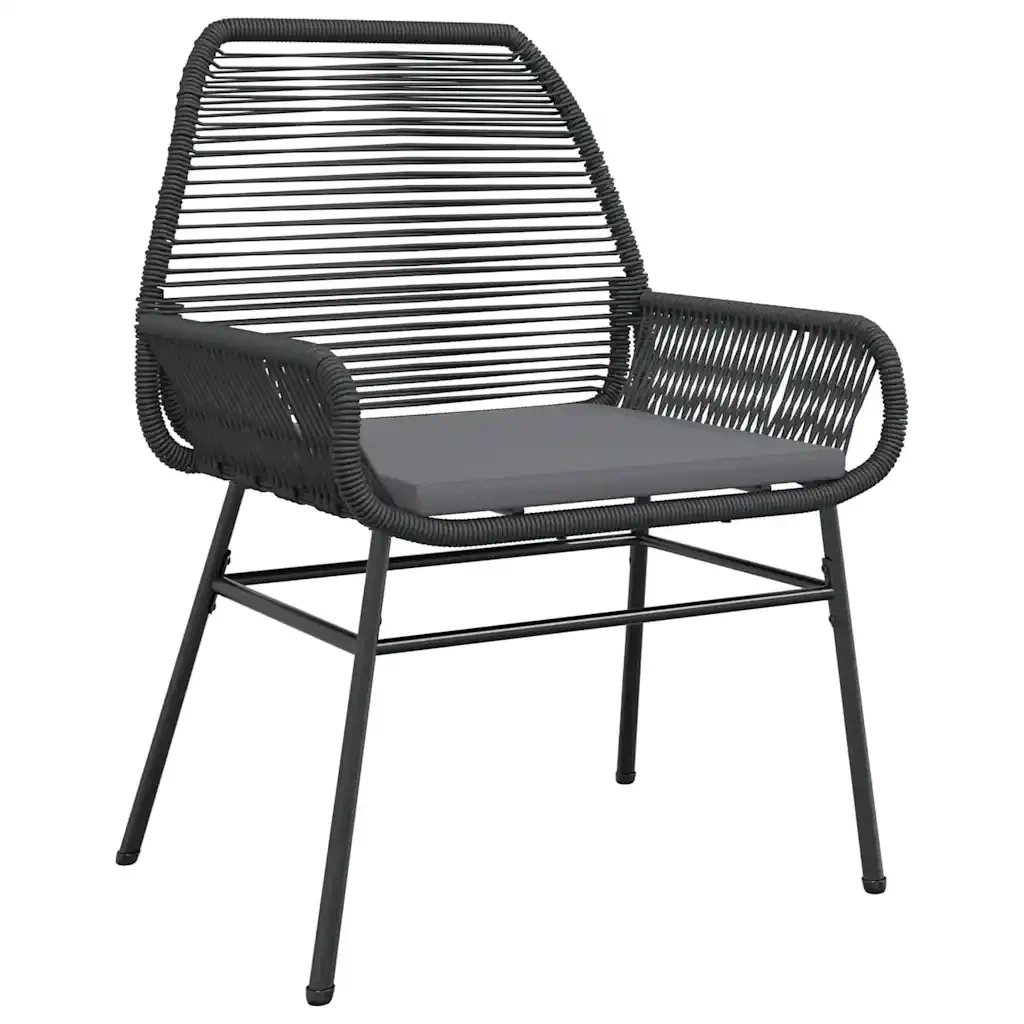 Set da Pranzo da Giardino con Cuscini 5 pz Polyrattan Vetro 3334467 - Image 4