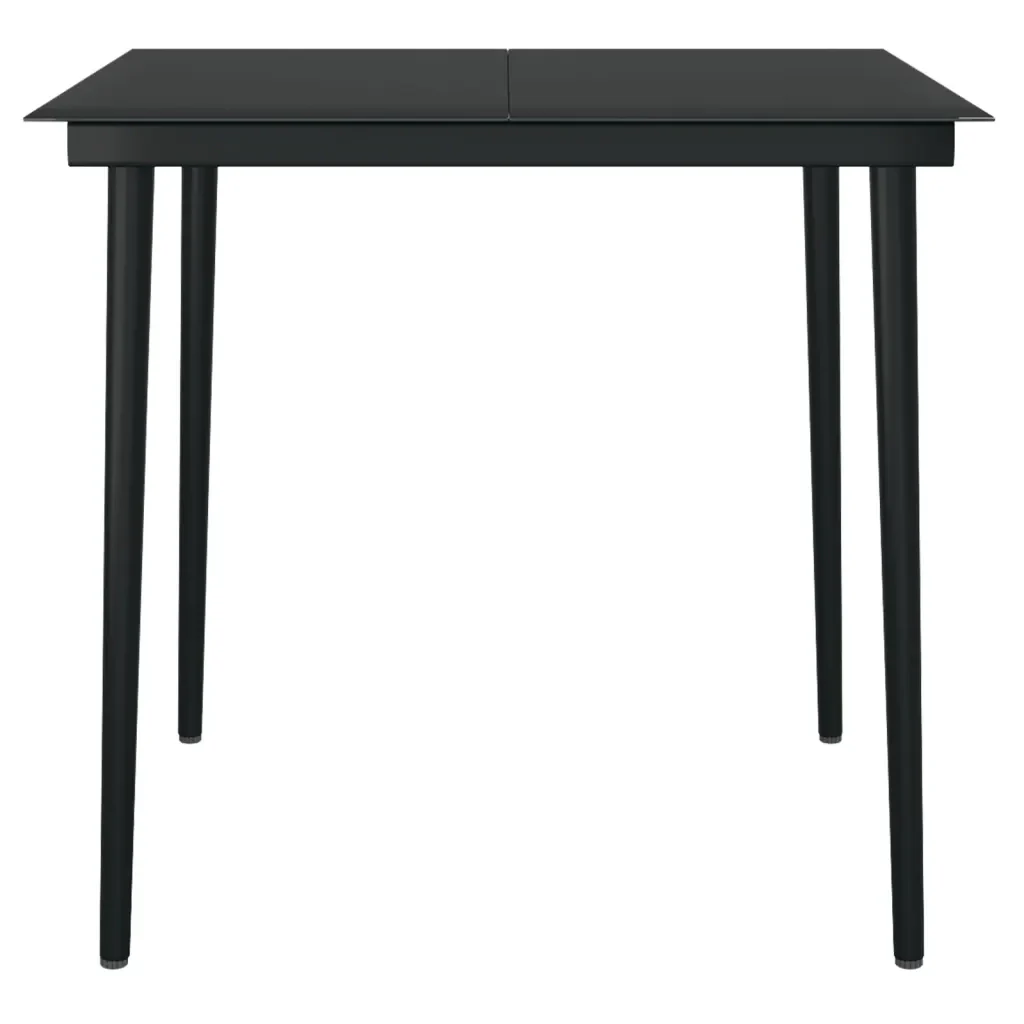 Set da Pranzo per Giardino 3 pz con Cuscini Polyrattan e Vetro 3099751 - Image 6