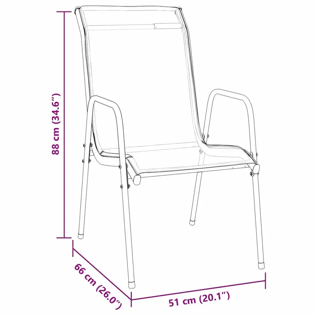 Set da Pranzo per Giardino 5 pcs Nero 3379136 - Image 10
