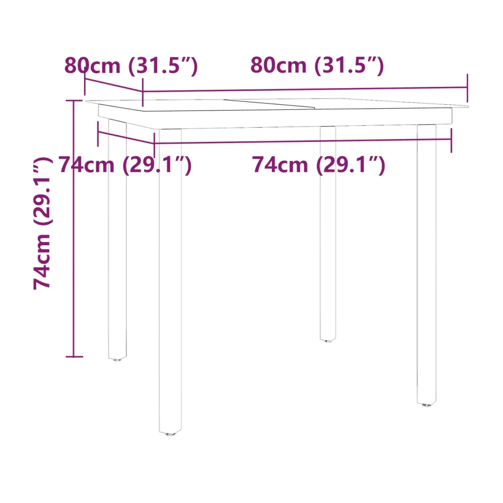 Set da Pranzo da Giardino 5 pz con Cuscini Grigio e Nero 3099336 - Image 8