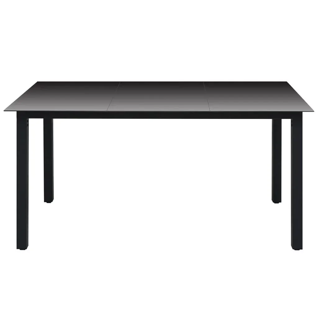 Set da Pranzo per Giardino 5 pz con Cuscini Polyrattan Grigio 3095005 - Image 10