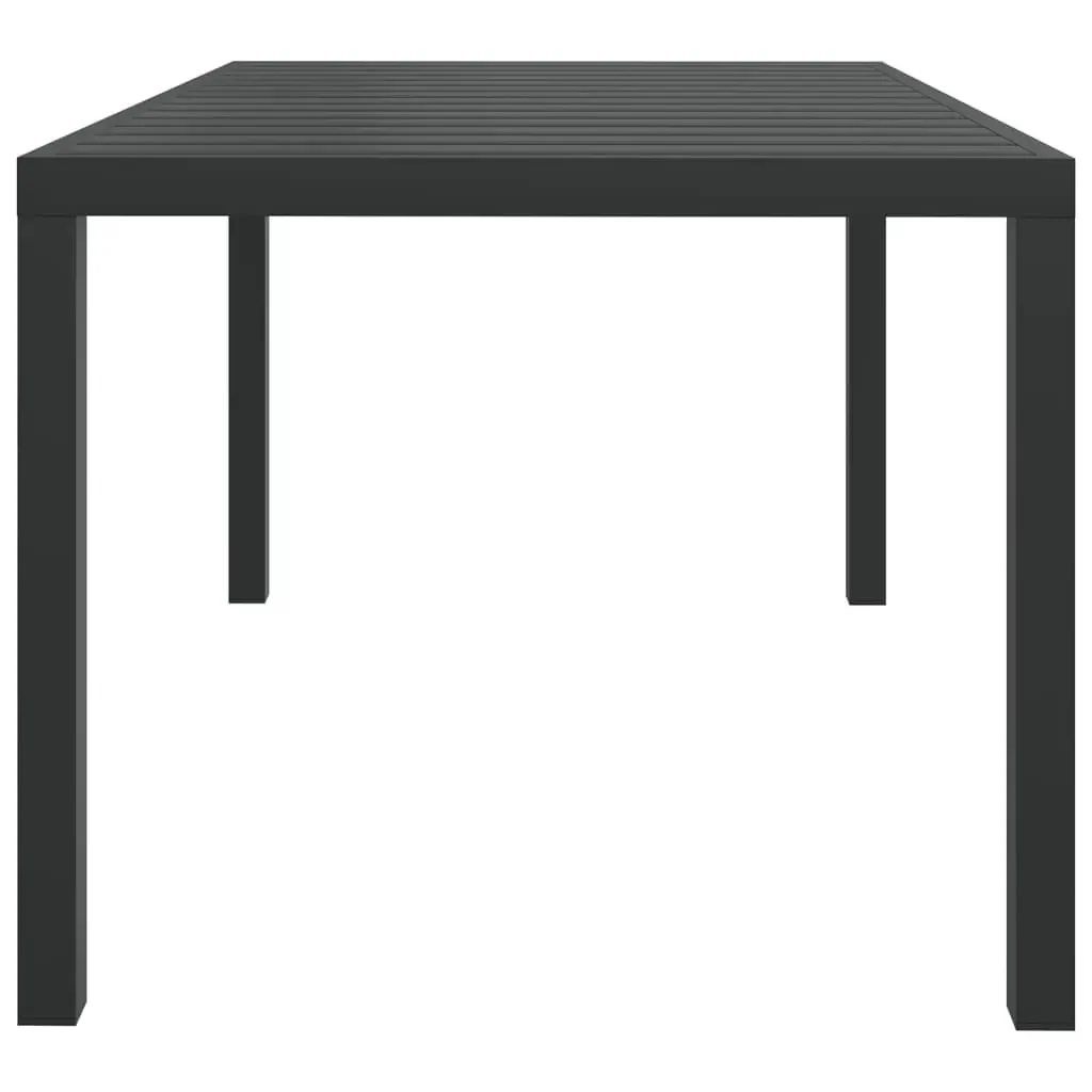 Set da Pranzo per Giardino 5 pz con Cuscini Polyrattan Grigio 3095029 - Image 8