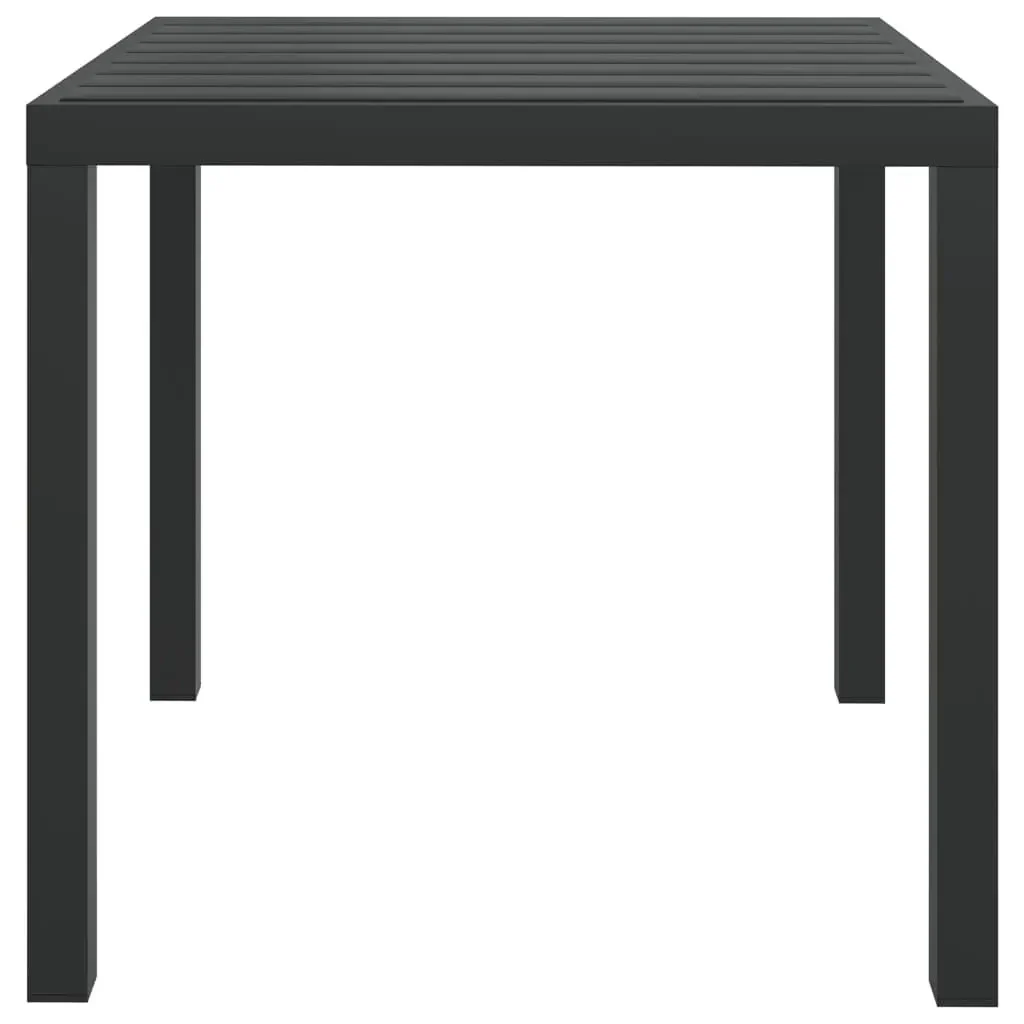 Set da Pranzo per Giardino 5 pz con Cuscini Polyrattan Grigio - Image 8