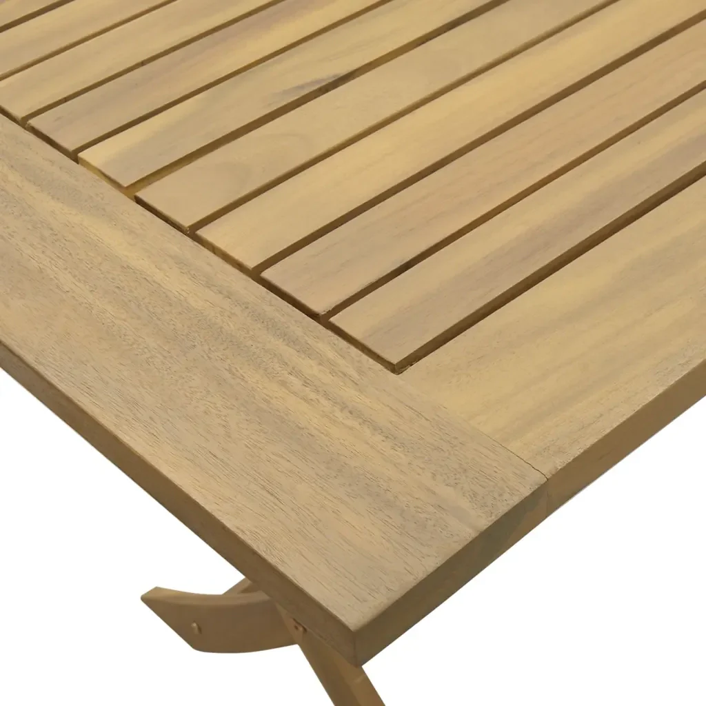 Set da Pranzo per Giardino 5 pz in Legno Massello di Acacia 3214234 - Image 9