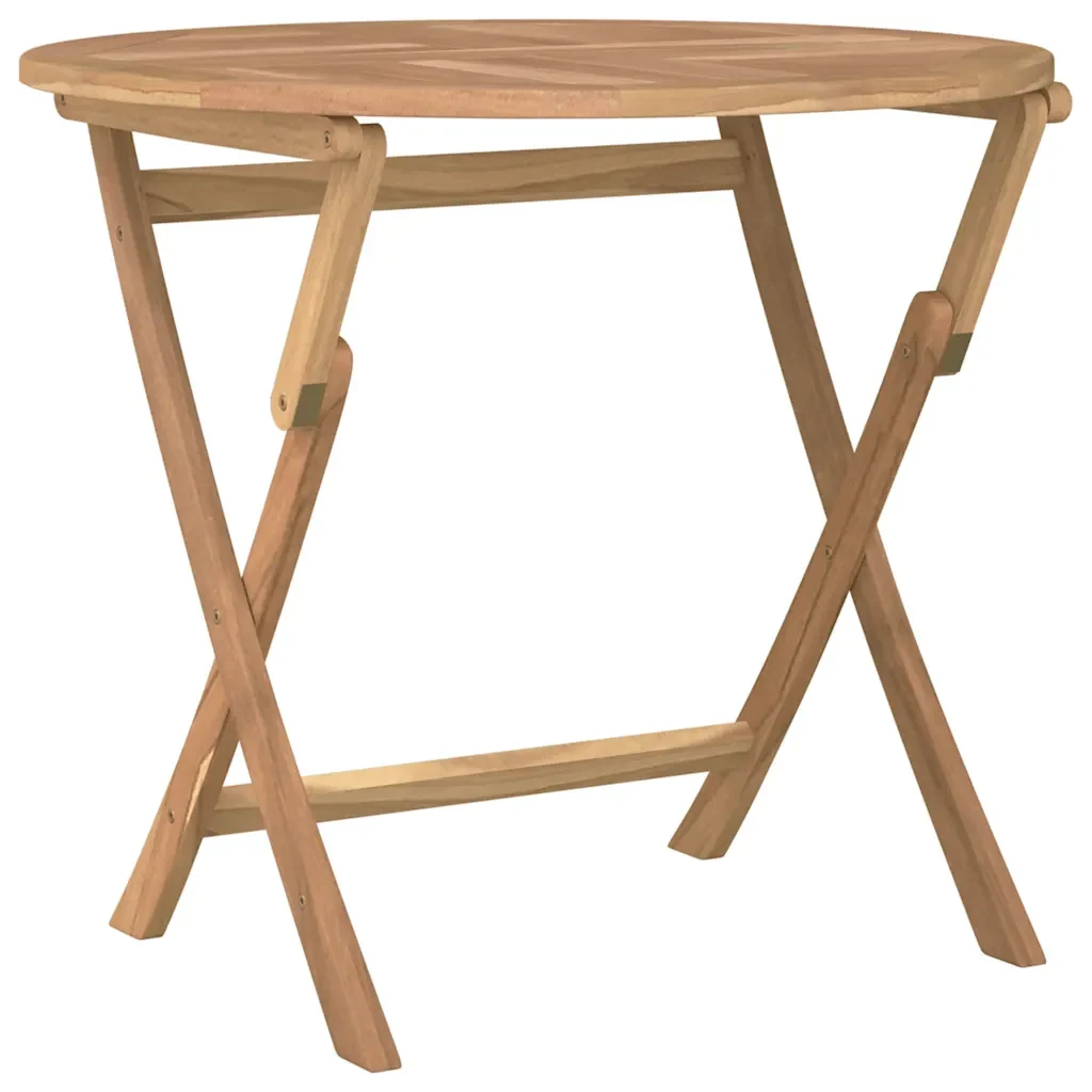 Set da Pranzo per Giardino 5 pz in Legno Massello di Teak 3155016 - Image 5