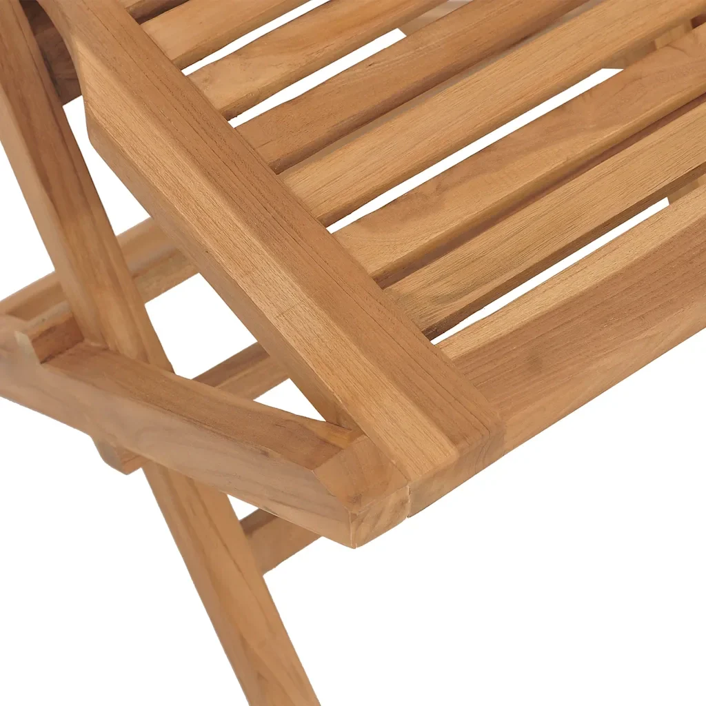 Set da Pranzo per Giardino 5 pz in Legno Massello di Teak 3155016 - Image 6