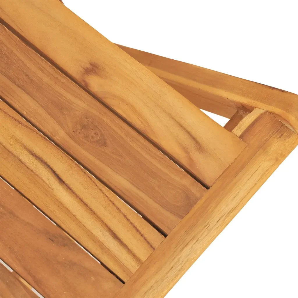 Set da Pranzo per Giardino 5 pz in Legno Massello di Teak 3155020 - Image 5