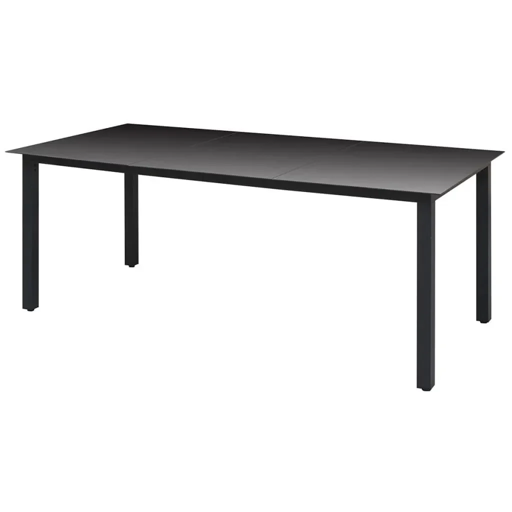 Set da Pranzo per Giardino 7 pz con Cuscini Polyrattan Grigio cod mxl 38583 - Image 9
