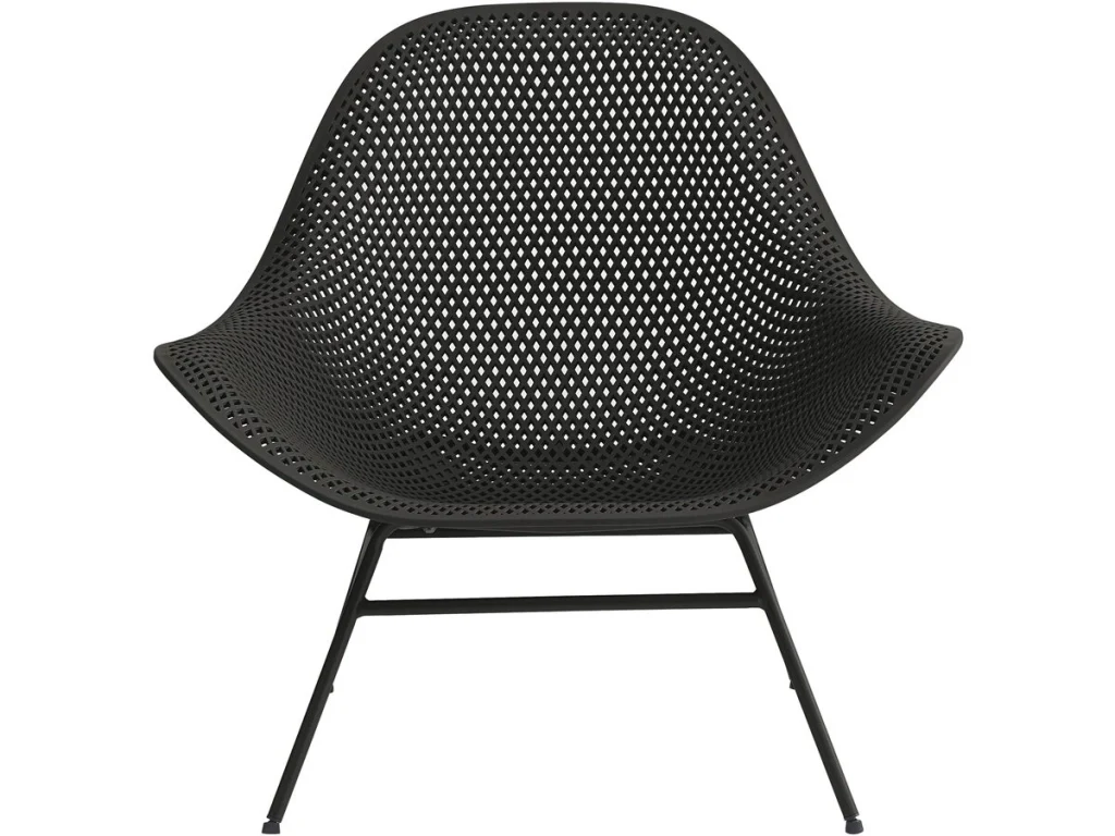 Set di 2 poltrone da giardino "Soléna" con tavolino - Nero - Image 4