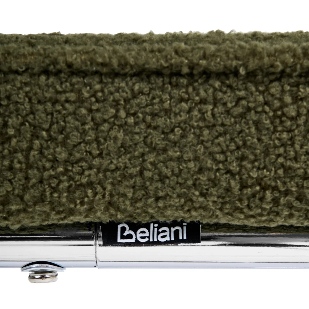 Set di 2 sedie da pranzo con rivestimento in bouclé verde e gambe in ferro stile retrò - Image 8