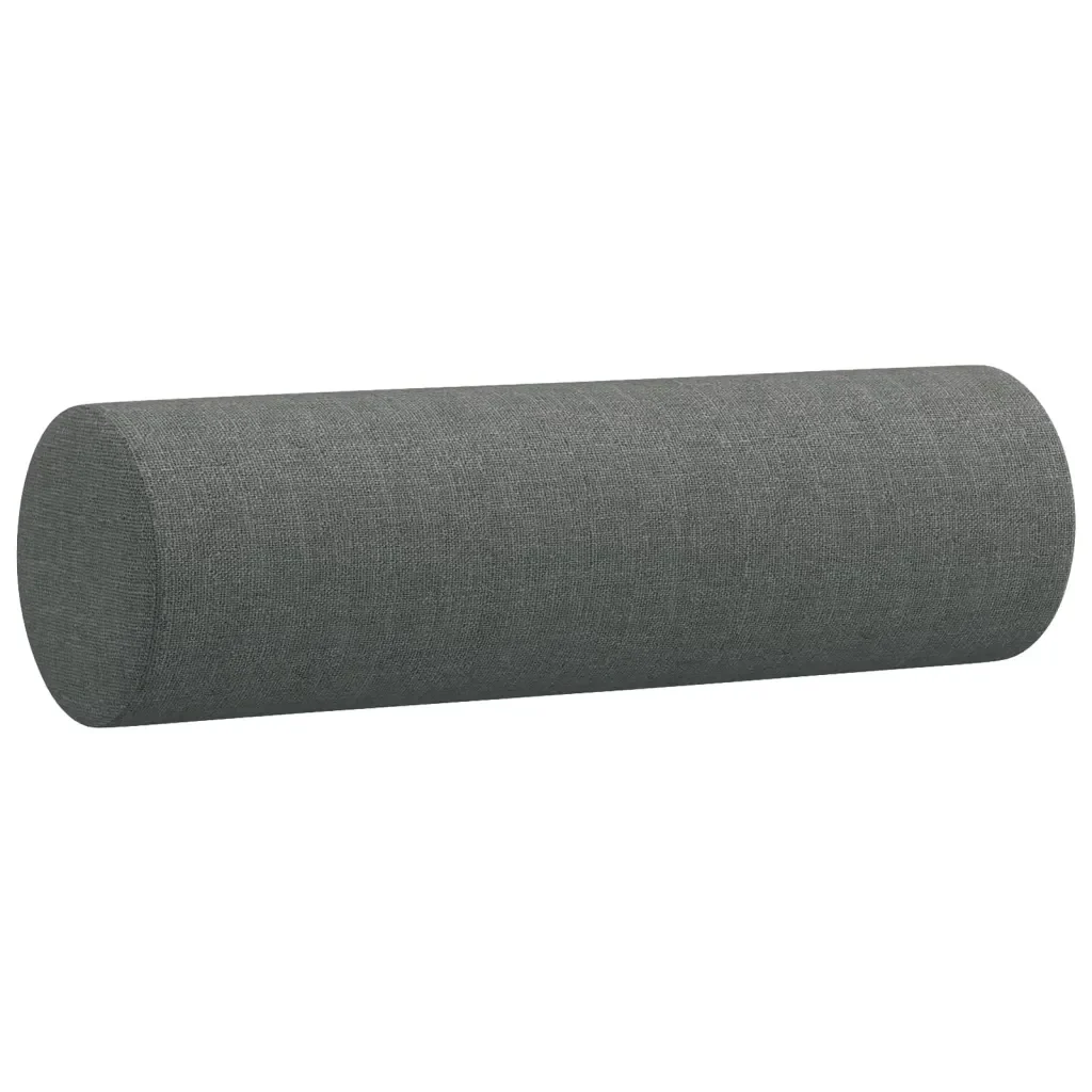 Set di Divani 2 pz con Cuscini Grigio Scuro in Tessuto - Image 5