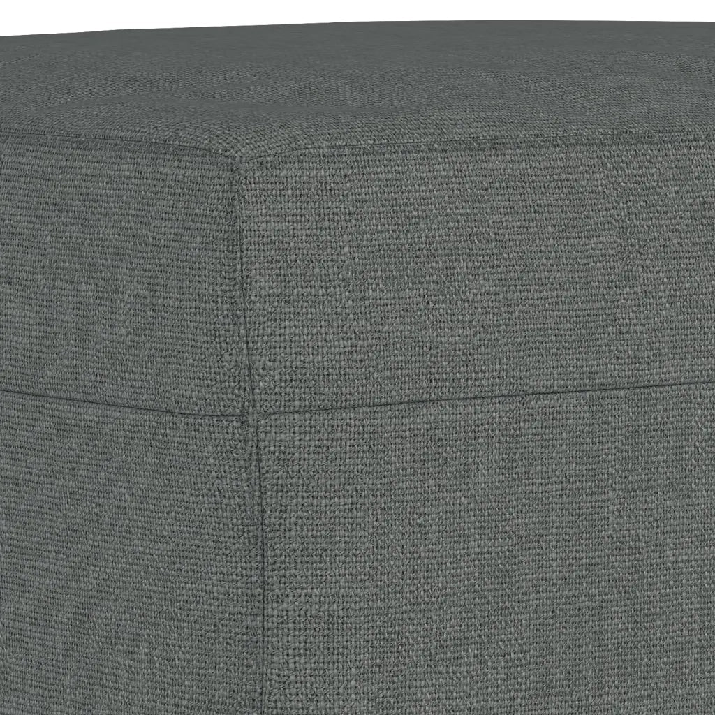 Set di Divani 3 pz con Cuscini Grigio Scuro in Tessuto - Image 5