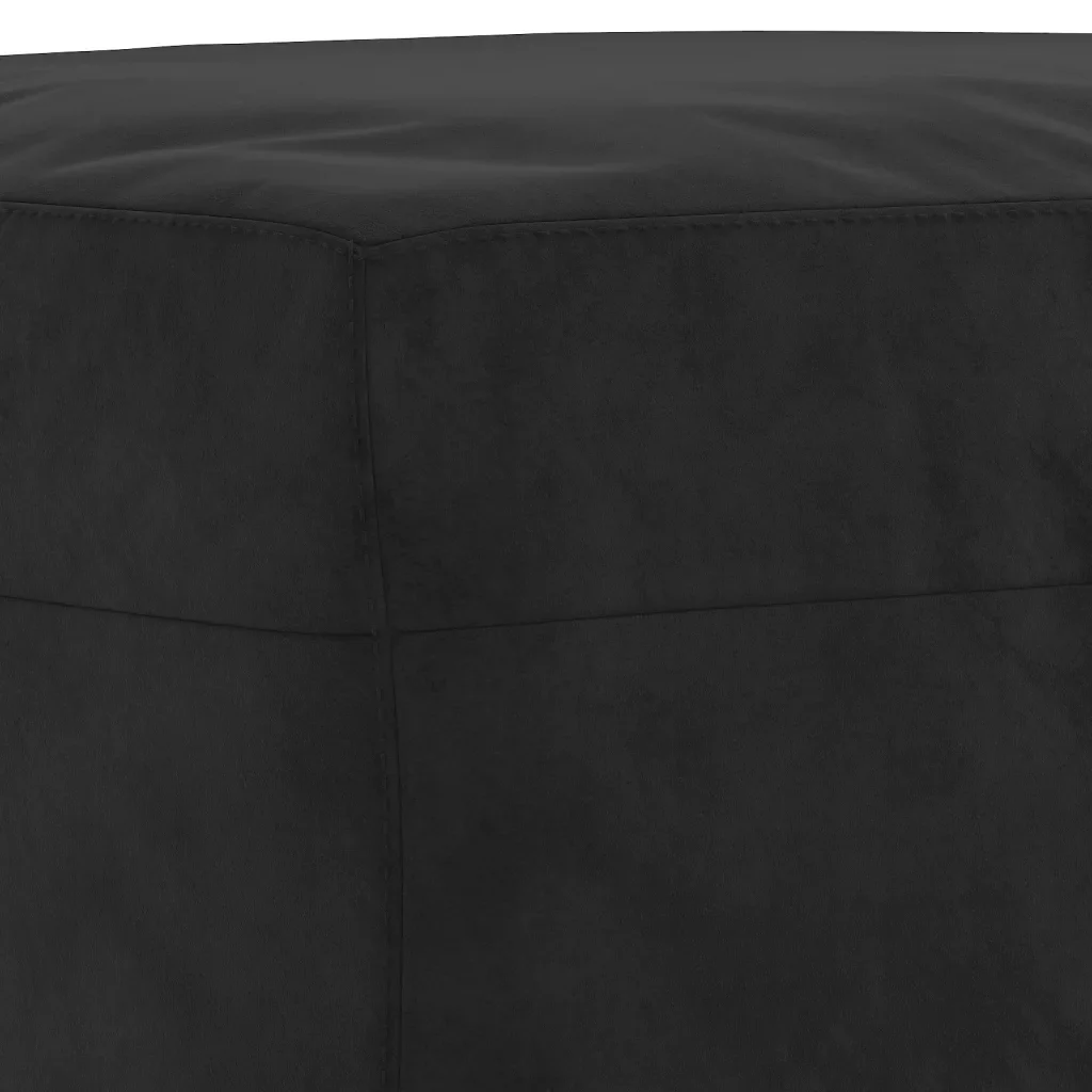 Set di Divani 3 pz con Cuscini Nero in Velluto - Image 6