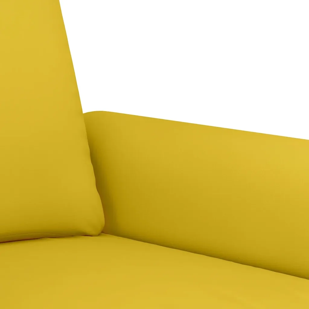 Set di Divani 4 pz con Cuscini giallo in Velluto - Image 6