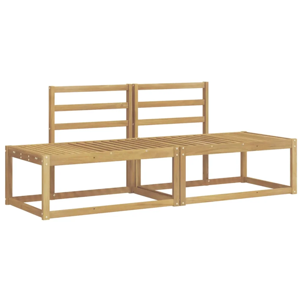 Set di divani da esterno 2 pcs Bianco 182,5 x 63 x 73 cm 3388173 - Image 2