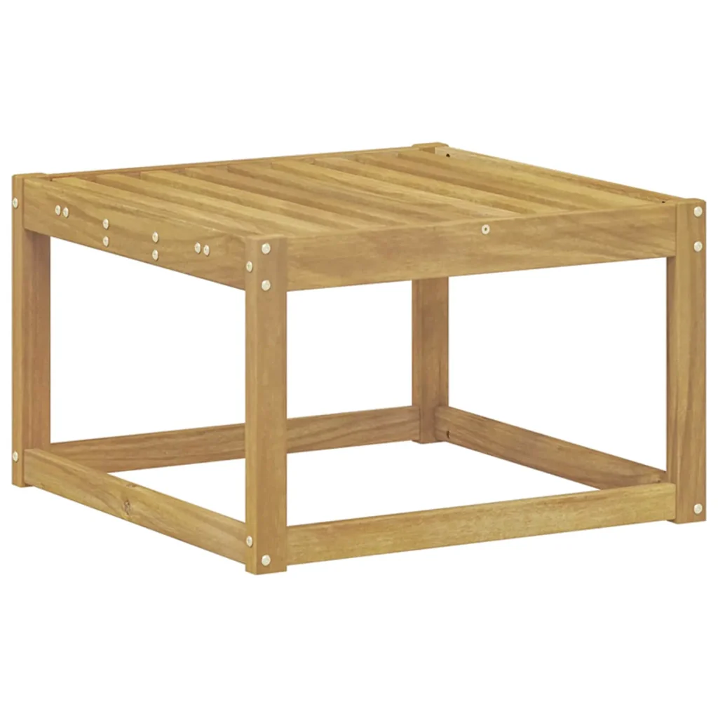Set di divani da esterno 3 pcs Bianco Legno di Acacia Massello - Image 4
